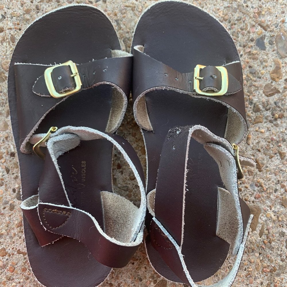 Brown Salt Water Surfer Sandals